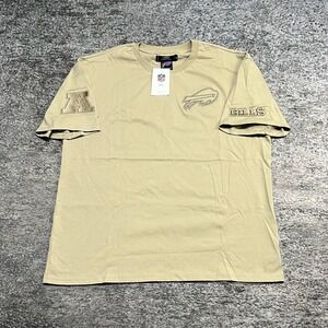 NWT Buffalo Bills NFL Pro Standard Luxury Athletic Collection T Shirt XL Beige